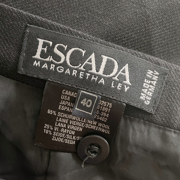 Vintage Escada Wool Skirt - Picture 4 of 6